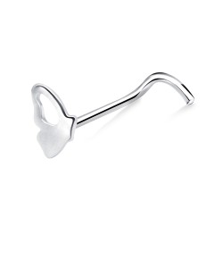 Butterfly Wing Curved Nose Stud NSKZ-1768